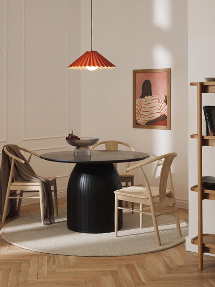 Westwing Collection Runder Esstisch Nelly mit Marmor-Tischplatte Ø 115 cm Kostenloser Versand international