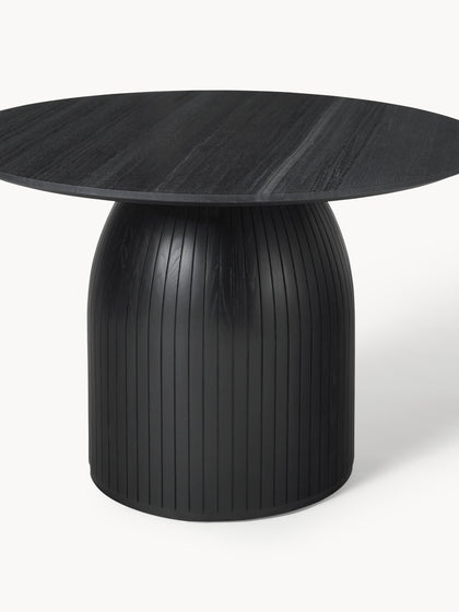 Westwing Collection Runder Esstisch Nelly mit Marmor-Tischplatte Ø 115 cm Kostenloser Versand international