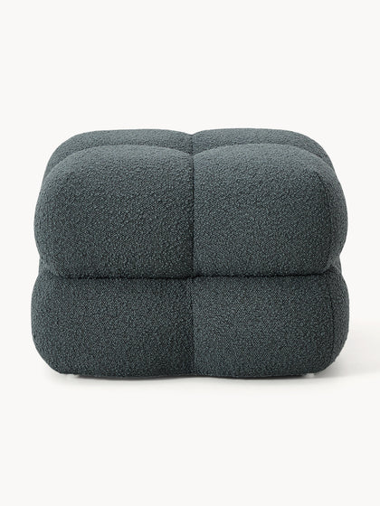 Westwing Collection Bouclé-Polsterhocker Ellie Fabrikladen