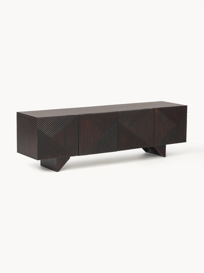 Westwing Collection Lowboard Louis aus Mangoholz