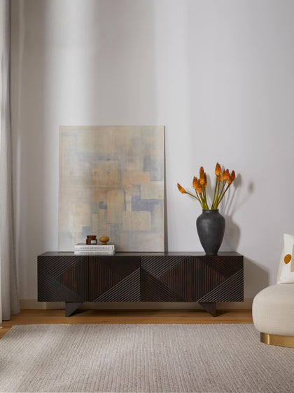 Westwing Collection Lowboard Louis aus Mangoholz Begrenzt auf 3 Tage