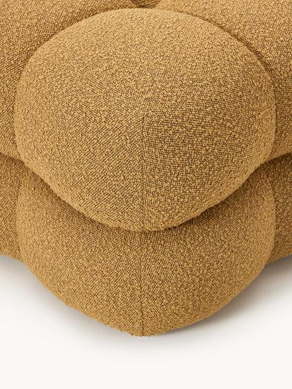 Westwing Collection Bouclé-Polsterhocker Ellie Rabatte dieses Monats