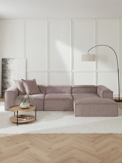 Westwing Collection Modulares Ecksofa Lennon aus Cord Hotsell