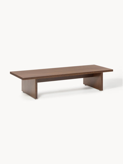 Westwing Collection Niedriger Holz-Couchtisch Dako