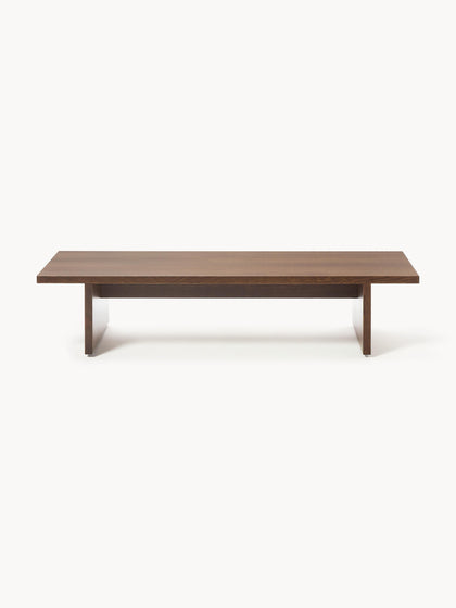 Westwing Collection Niedriger Holz-Couchtisch Dako Günstiger Verkauf