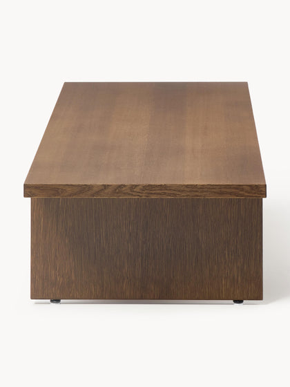 Westwing Collection Niedriger Holz-Couchtisch Dako Günstiger Verkauf