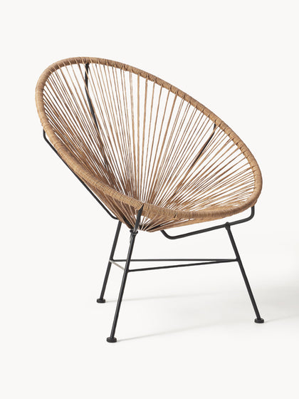 Westwing Collection Loungesessel Bahia aus Kunststoff-Geflecht