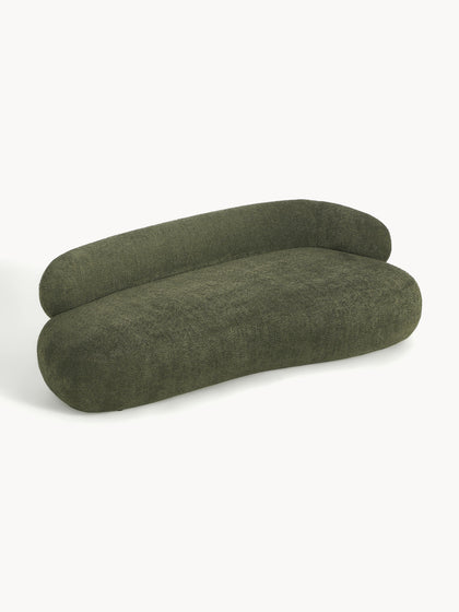 Westwing Collection Sofa Alba (3-Sitzer) aus Teddy-Bouclé Limitierter Zeitrabatt