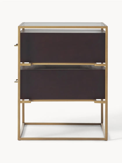 Westwing Collection Nachttisch Lyle aus Mangoholz Fabrikpreis