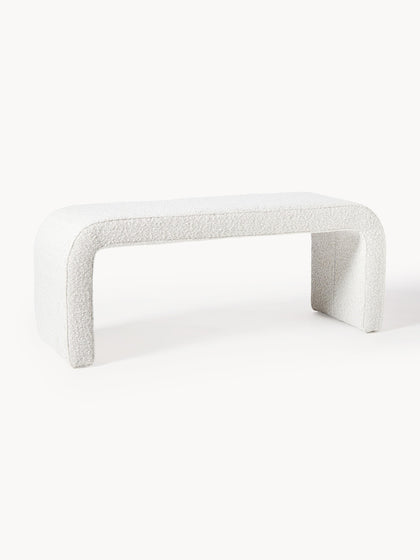 Westwing Collection Bouclé-Polsterbank Penelope