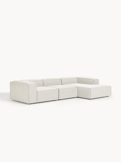 Westwing Collection Modulares Ecksofa Lennon aus Bouclé Saisonale Angebote