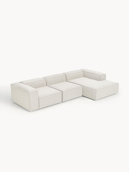 Westwing Collection Modulares Ecksofa Lennon aus Bouclé Saisonale Angebote