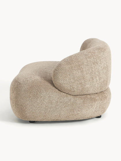 Westwing Collection Loungesessel Alba aus Teddy-Bouclé Riesige Ersparnisse