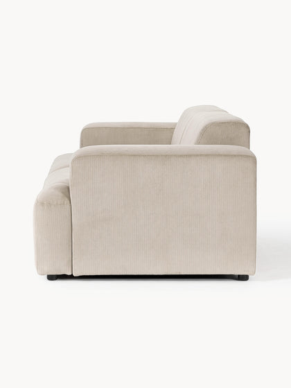 Westwing Collection Cord-Sofa Melva (3-Sitzer) VIP-Rabatte