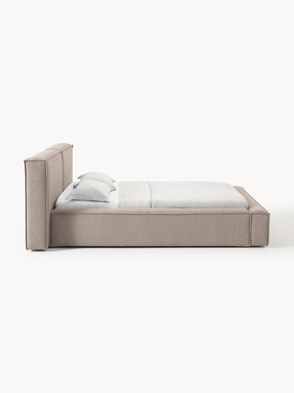 Westwing Collection Polsterbett Lennon mit Stauraum Super Sparpreis