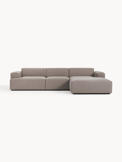 Westwing Collection Ecksofa Melva (4-Sitzer)