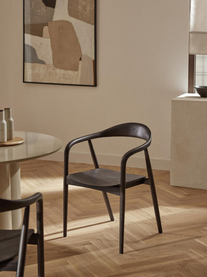 Westwing Collection Holz-Armlehnstuhl Angelina Zeitbegrenzte Promotion