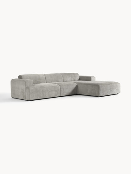 Westwing Collection Cord-Ecksofa Melva (4-Sitzer) Rabatte dieses Monats
