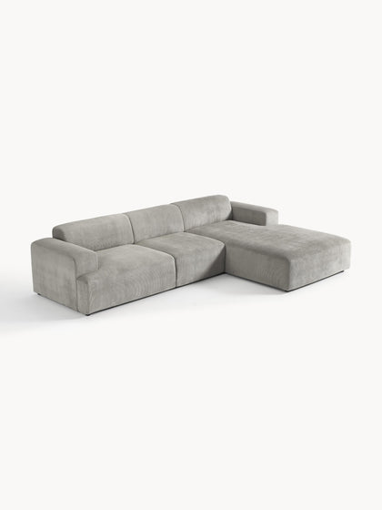 Westwing Collection Cord-Ecksofa Melva (4-Sitzer) Rabatte dieses Monats