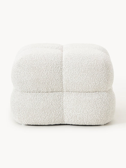 Westwing Collection Bouclé-Polsterhocker Ellie Angebote