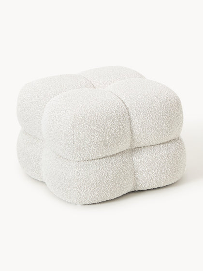 Westwing Collection Bouclé-Polsterhocker Ellie Angebote