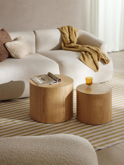 Westwing Collection Couchtische Dan aus Holz 2er-Set Hotsell