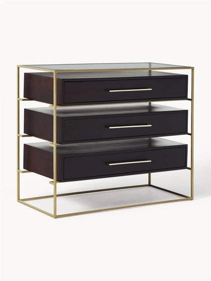 Westwing Collection Kommode Lyle aus Mangoholz