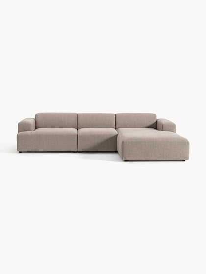 Westwing Collection Ecksofa Melva (4-Sitzer)