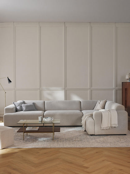 Westwing Collection Großes Ecksofa Melva (4-Sitzer) Günstig kaufen