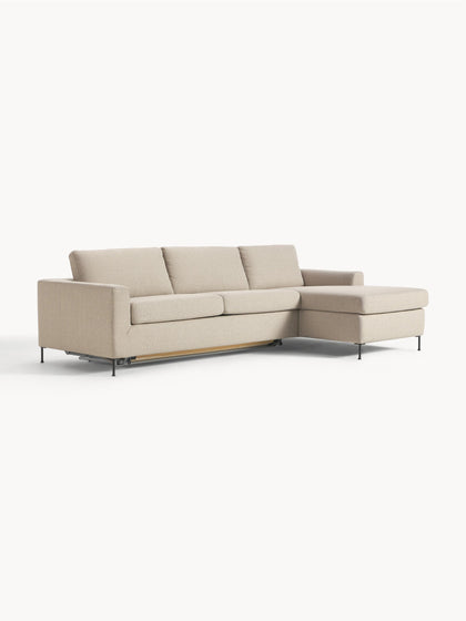 Westwing Collection Schlafsofa Cucita (3-Sitzer) mit Matratze Preisnachlass