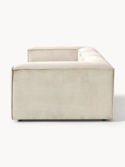 Westwing Collection Modulares Sofa Lennon (4-Sitzer) aus Cord Räumungsverkauf