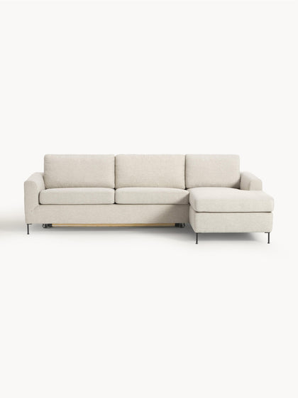 Westwing Collection Schlafsofa Cucita (3-Sitzer) mit Matratze