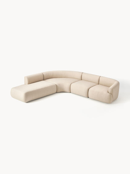 Westwing Collection Modulares Ecksofa Sofia (4-Sitzer) Wochenangebot