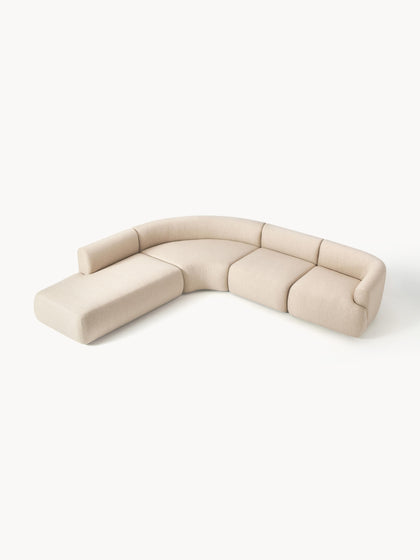 Westwing Collection Modulares Ecksofa Sofia (4-Sitzer) Wochenangebot