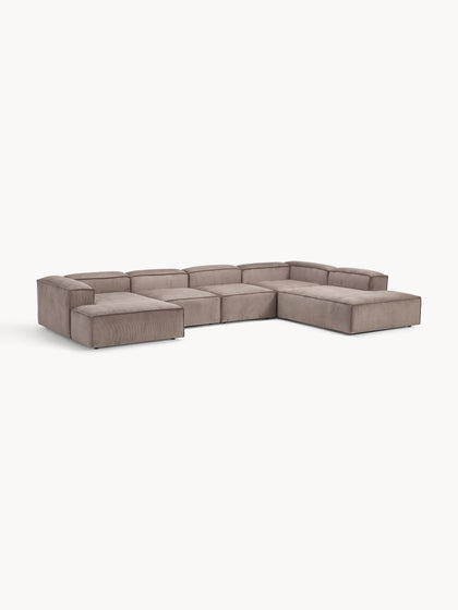 Westwing Collection Modulare Wohnlandschaft Lennon aus Cord Letzte 2 Tage