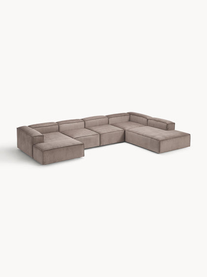 Westwing Collection Modulare Wohnlandschaft Lennon aus Cord Letzte 2 Tage