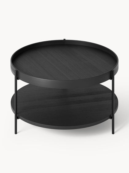 Westwing Collection Runder Holz-Couchtisch Renee Black Friday Preise