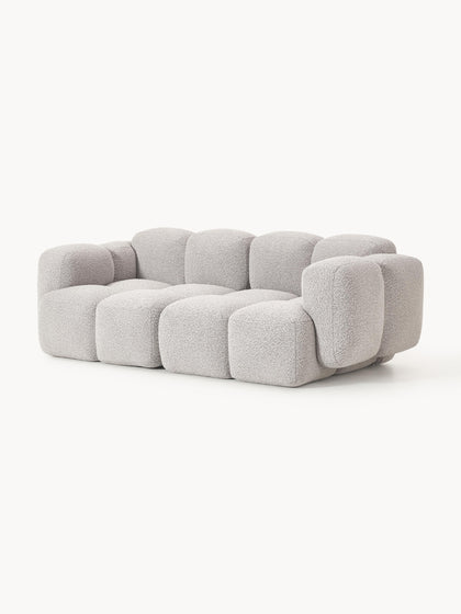 Westwing Collection Modulares Sofa Tayla (3-Sitzer) aus Bouclé zollfrei