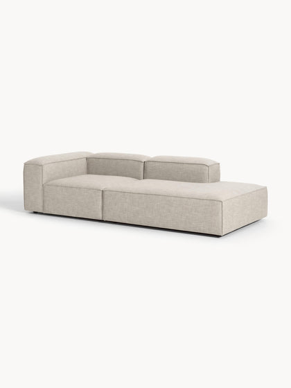 Westwing Collection Modulare Ottomane Lennon aus Leinen-Mix Rabatte dieses Monats
