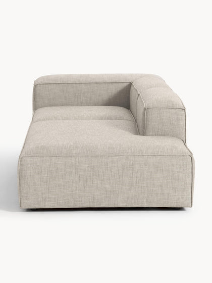 Westwing Collection Modulare Ottomane Lennon aus Leinen-Mix Rabatte dieses Monats
