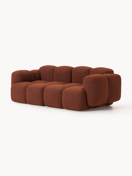 Westwing Collection Modulares Sofa Tayla (3-Sitzer) aus Bouclé Limitierter Zeitrabatt