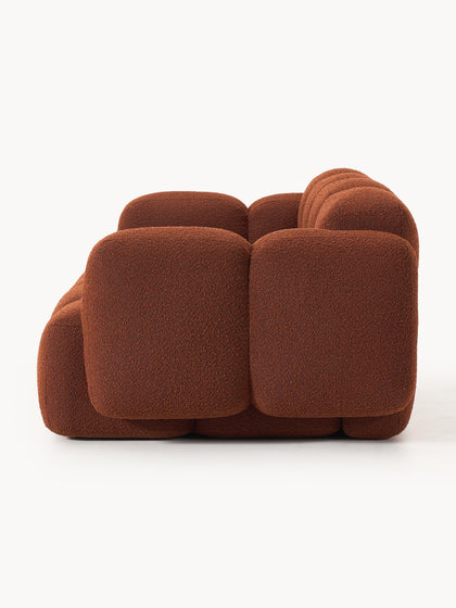 Westwing Collection Modulares Sofa Tayla (3-Sitzer) aus Bouclé Limitierter Zeitrabatt