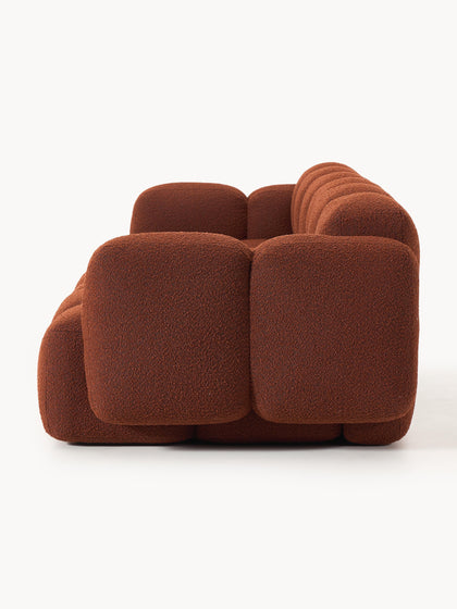Westwing Collection Modulares Sofa Tayla (4-Sitzer) aus Bouclé Fabrikpreis