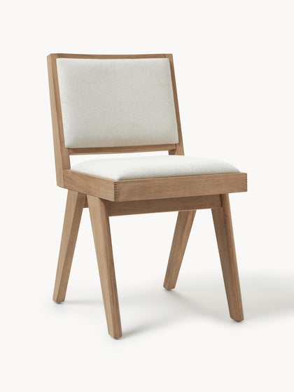 Westwing Collection Holzstuhl Sissi mit Polsterung