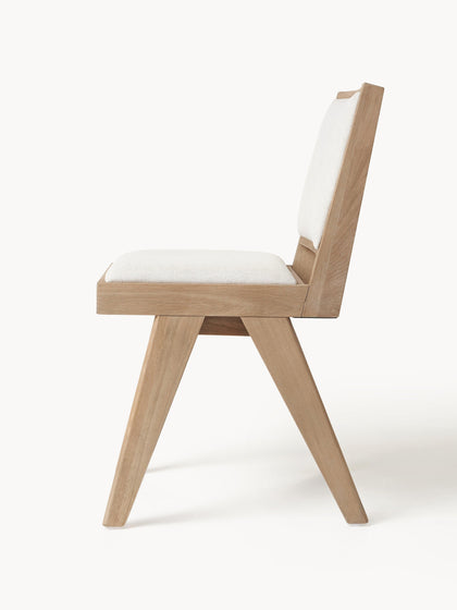 Westwing Collection Holzstuhl Sissi mit Polsterung Günstig kaufen