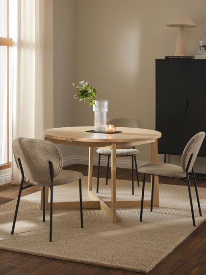 Westwing Collection Ausziehbarer Esstisch Bennet 115 - 215 x 75 cm Versandkostenfrei
