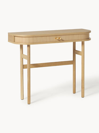 Westwing Collection Konsole Calary mit geriffelter Front