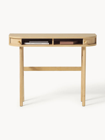 Westwing Collection Konsole Calary mit geriffelter Front Begrenztes Angebot