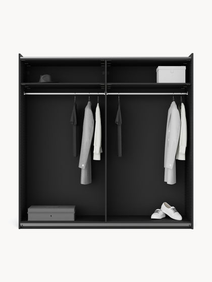 Westwing Collection Modularer Schwebetürenschrank Simone 200 cm Breite mehrere Varianten Online Shopping