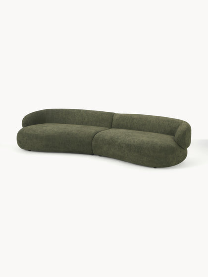 Westwing Collection Sofa Alba (4-Sitzer) aus Teddy-Bouclé Osterangebot